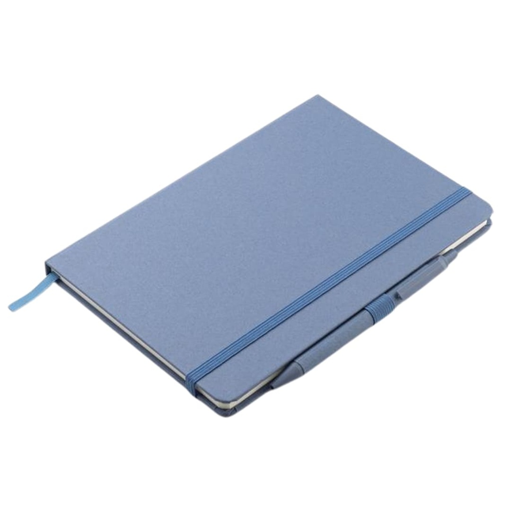 ABULA - eco-neutral® A5 Hard Cover Notebook & Pen Set - Lavender Paper