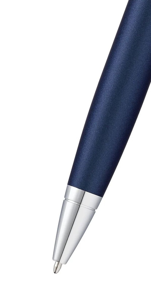 Cross Calais(TM) Matte Metallic Blue with Polished Chrome Appointments Ballpoint Pen