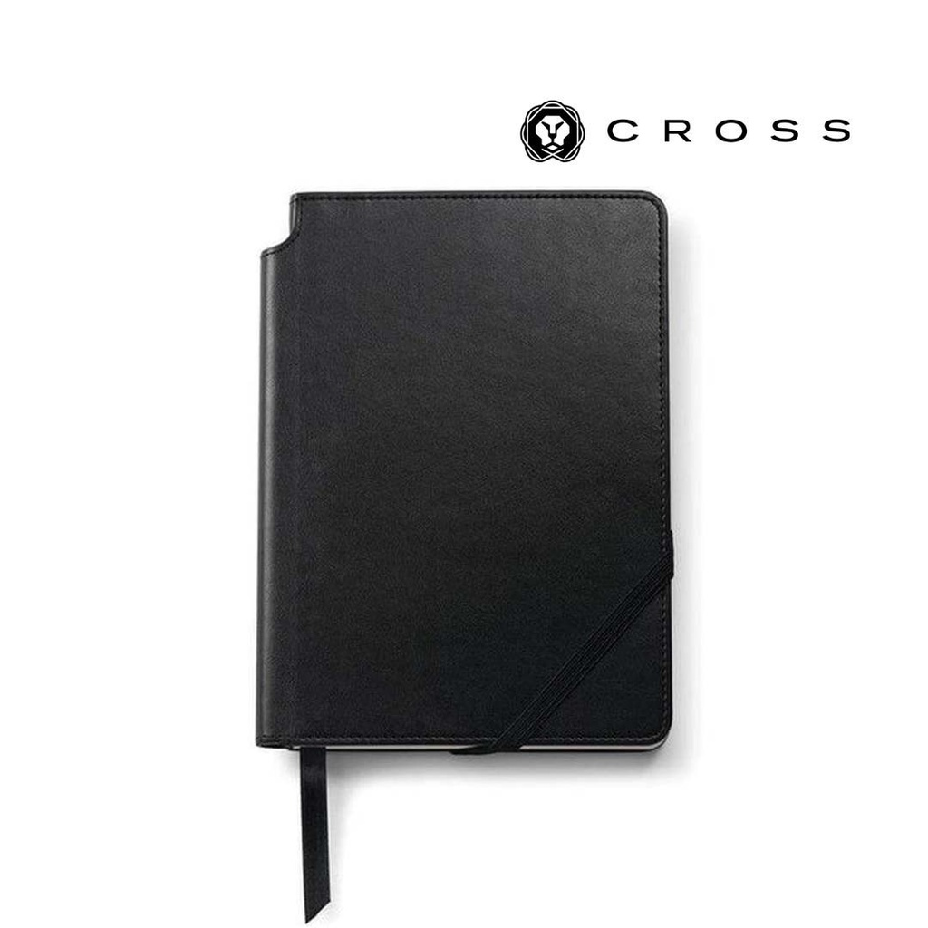 Cross ATX® Basalt Black Ballpoint Pen with Classic Black Journal Gift Set