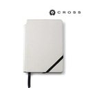 Cross Coventry Chrome/Gold Ballpoint Pen with Classic White Journal Gift Set