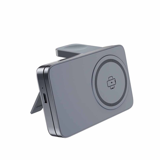 ARGENE @memorii Magfold 3 in 1 Wireless Charger Stand - Metallic Grey