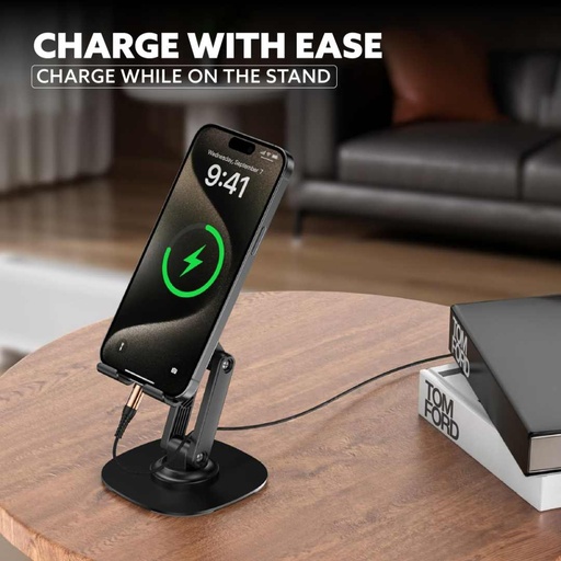 SMOGEN - Giftology 360°Rotating Phone Stand - Black 
