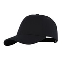 Peak - Santhome Seamless 6 - Panel Cap - Black