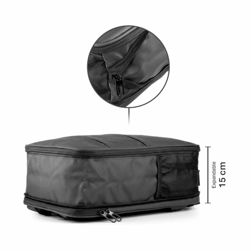 ASHFORD - Giftology Expandable Backpack - Black 