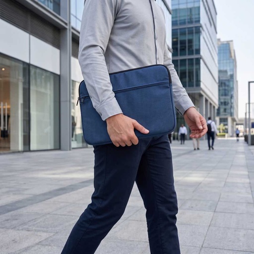RIPLEY - Giftology Laptop Sleeve with Zipper - Navy Blue