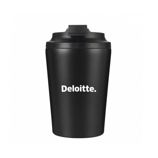 MILOS - Hans Larsen Double Wall Coffee Mug 350 ml - Black 
