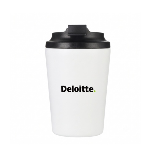MILOS - Hans Larsen Double Wall Coffee Mug 350 ml - White