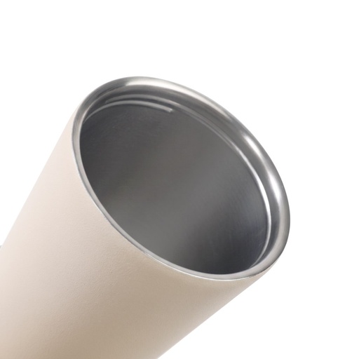MARBELLA - Hans Larsen Double Wall Tumbler with Lid 600 ml - Sand