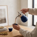 WESAL - Hans Larsen Dallah Nano Gift Set with 2 Cava Cups - Blue / Chrome 