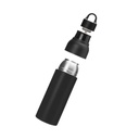 RHODES - Hans Larsen Double Wall Bottle with Push Lid  550 ml - Black 
