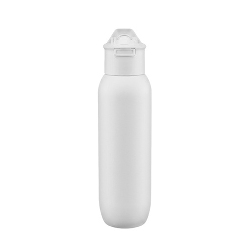 TOLEDO - Hans Larsen Double Wall Bottle with Straw  600 ml - White