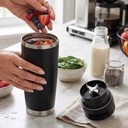 VitaJet Hanslarsen Insulated Flip Portable Blender 600ml - Black