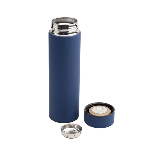 ORION SET - Giftology Set of Thermo Bottle, Notebook, Pen and Keychain - Navy Blue