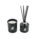 PROVENCE - Lavender Scented Candle and Diffuser Set - Black