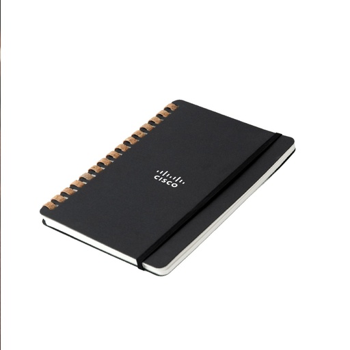 CORDOBA - eco-neutral Soft Spiral Notebook - Black