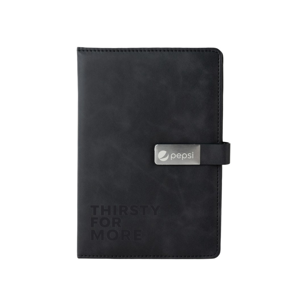 WINDSOR - Giftology A5 PU Notebook - Black 