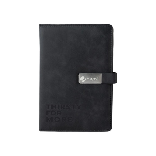 WINDSOR - Giftology A5 PU Notebook - Black 