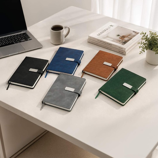 WINDSOR - Giftology A5 PU Notebook - Green