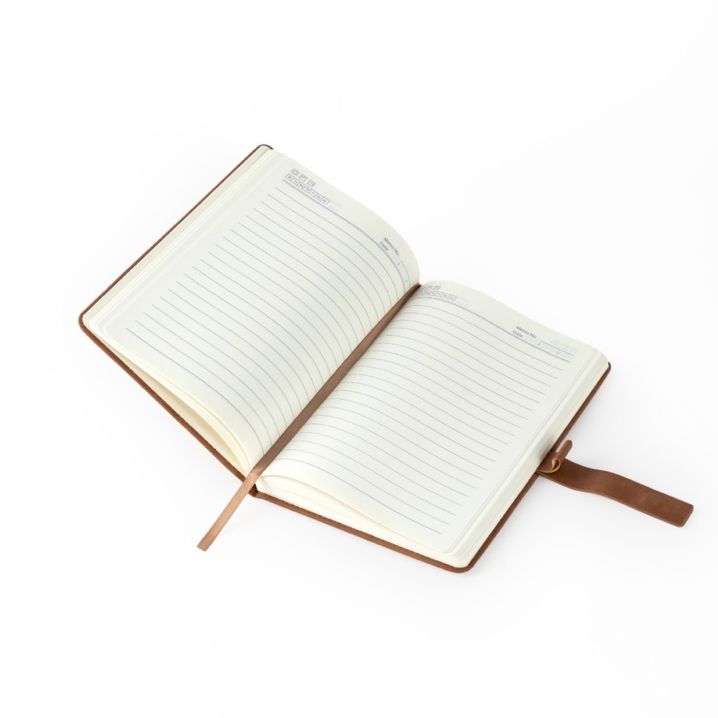 WINDSOR - Giftology A5 PU Notebook - Brown Tan