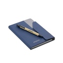 CARLO - Giftology Notepad with Pen and Sticky Note - Navy Blue