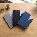 CARLO - Giftology Notepad with Pen and Sticky Note - Navy Blue
