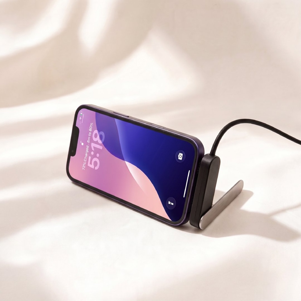 BRIXEN @memorii 65 Watts Fast Charging Cable with Adjustable Phone Stand 