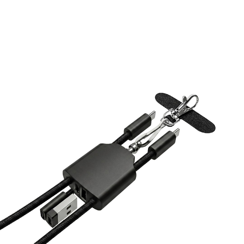 AXON - Giftology USB Type-C Lanyard Cable - Black