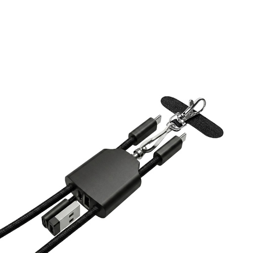 AXON - Giftology USB Type-C Lanyard Cable - Black