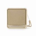 FELIX - @memorii Portable Wireless Speaker - Beige / Gold 