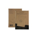 MagFolio - Santhome A5 PU notebook with 15W MagSafe Wireless Charger- Grey