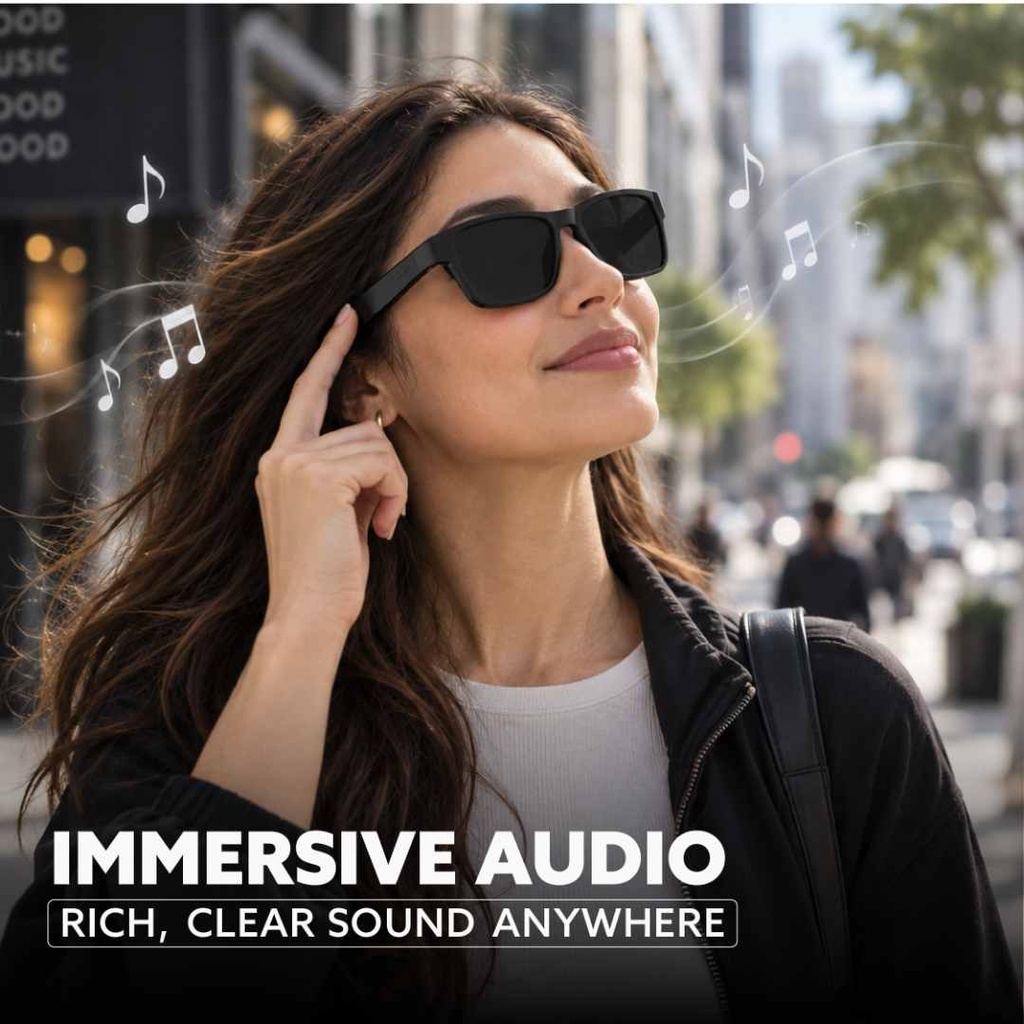 @memorii AI Smart Glass - Black 