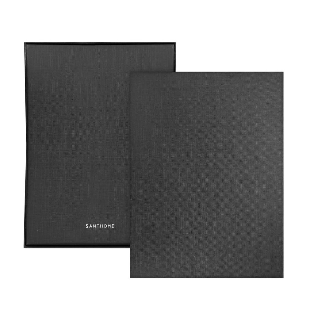 SOLAIS - Santhome Recycled 10000 mAh Power Bank and 15W Magsafe Smart A5 Organizer  - Black 