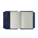 SOLAIS - Santhome Recycled 10000 mAh Power Bank with 15W Magsafe Smart A5 Organizer - Navy Blue 