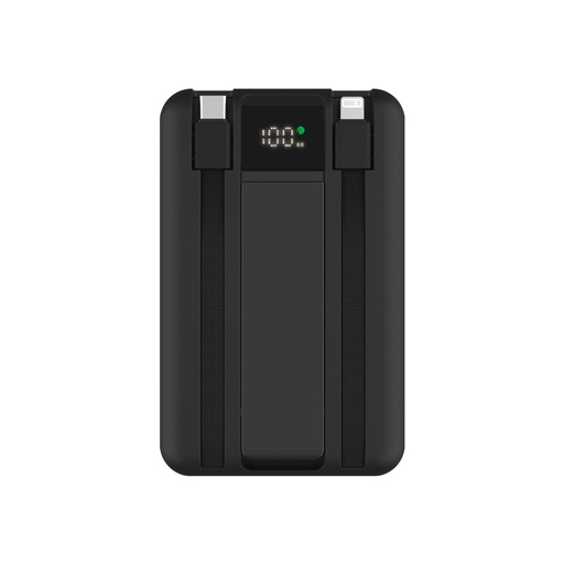 SOLARO - @memorii 10000 mAh All-in-One Wireless Powerbank - Black