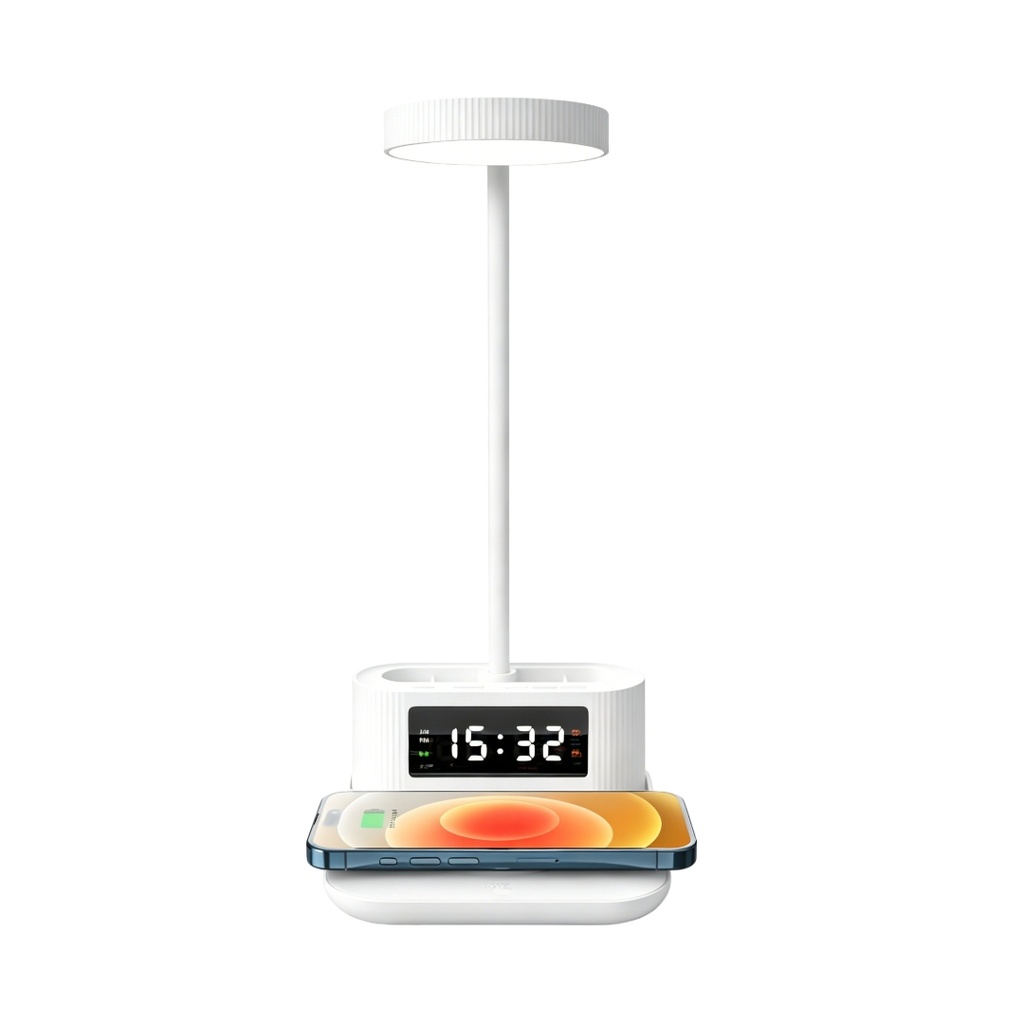 VELTRIX - Giftology 6in1 Multifunctional Desk Lamp - White