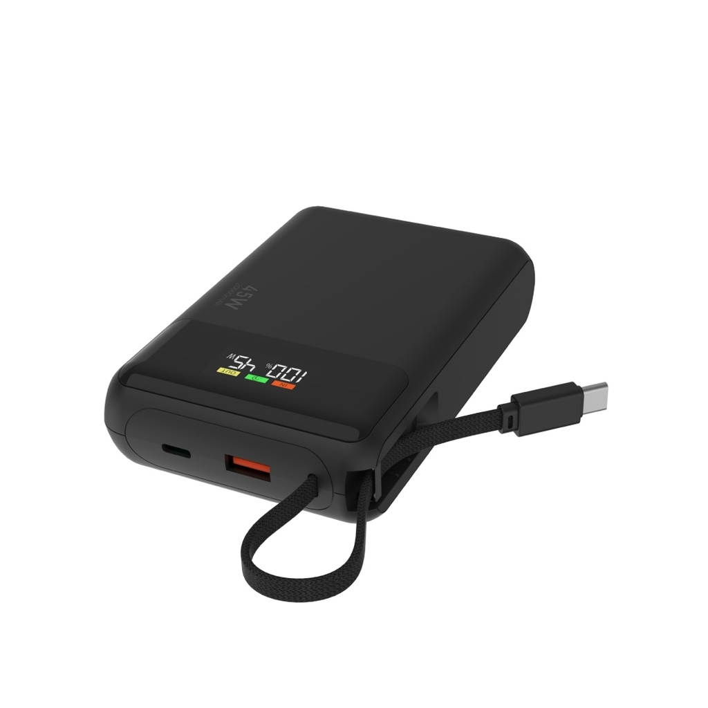 ZENO - @memorii 20000mAh PD 45W Powerbank for Laptop and Mobile - Black