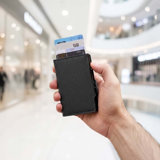 CROSS RFID Card Holder Wallet - Black