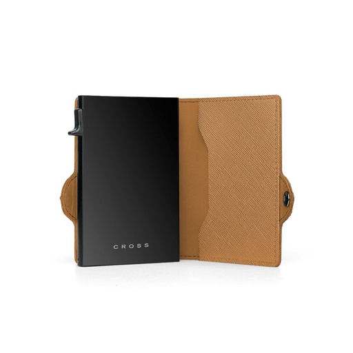 CROSS RFID Card Holder Wallet - Mocha