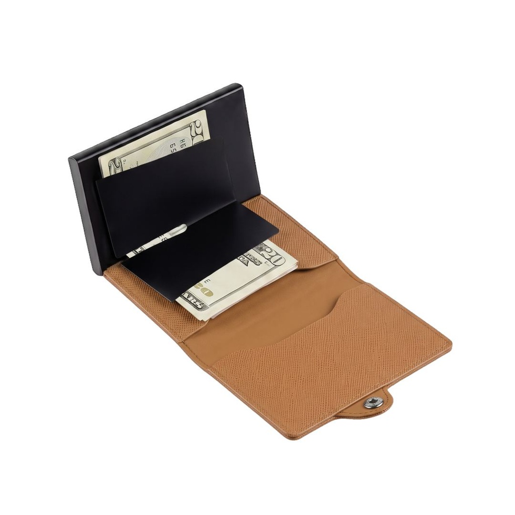 CROSS RFID Card Holder Wallet - Mocha
