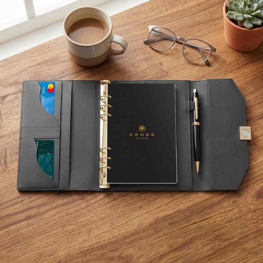 Cross Ring Binder Organizer - Black
