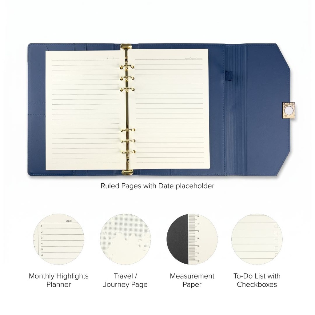 Cross Ring Binder Organizer - Navy Blue