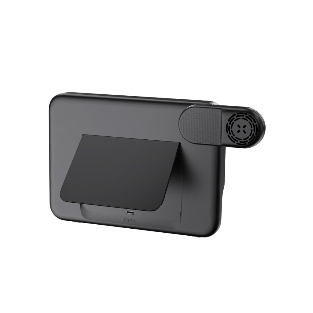 FAROS @memorii 5 in 1 Wireless Fast Charging Station with Display Clock - Black