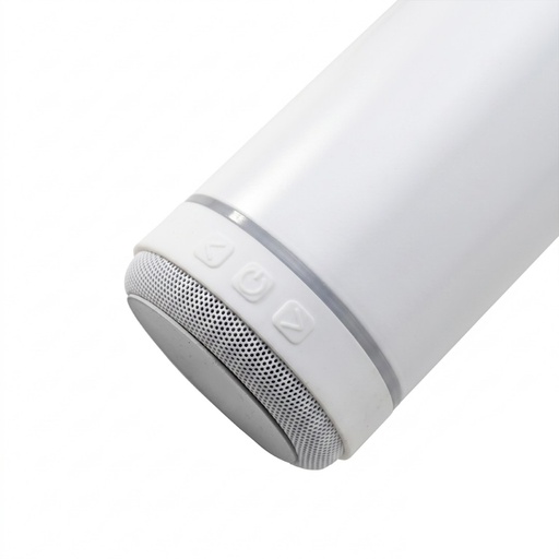 DEXOS - Giftology Double Wall Vacuum Bottle with Speaker - 500 ml - White 