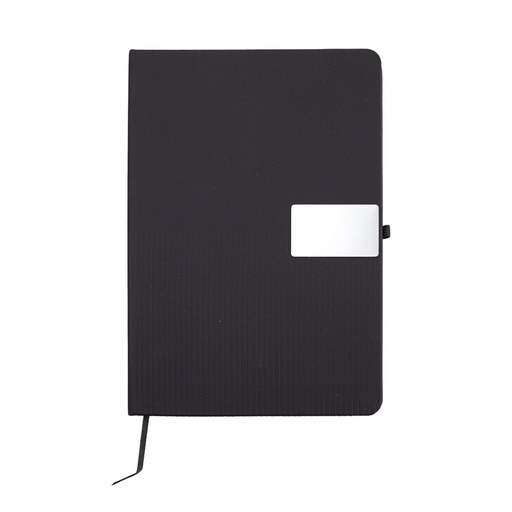 RIPPLE SET - Giftology Set of Notebook and Pen - Black 