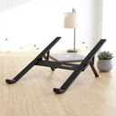 MALIN - @memorii Portable Aluminium Laptop Stand - Black 