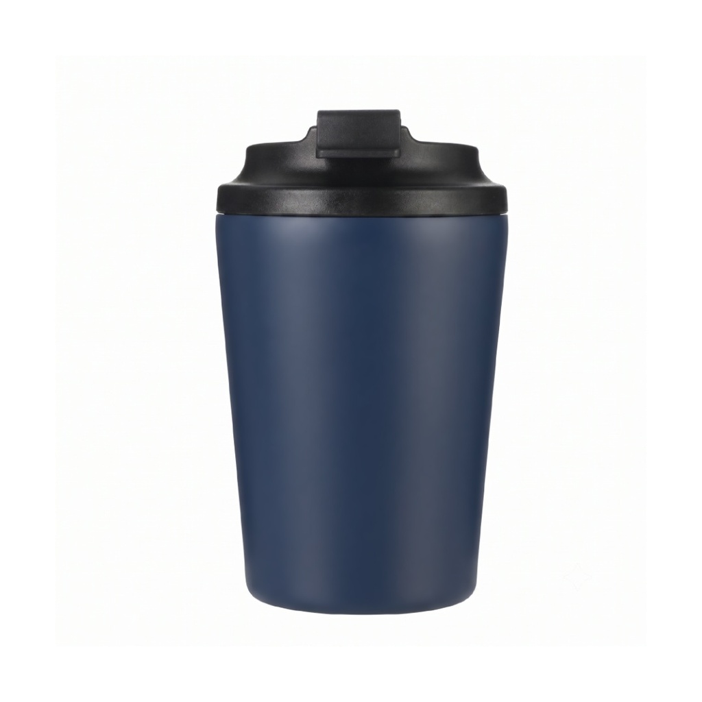 MILOS - Hans Larsen Double Wall Coffee Mug 350 ml - Navy Blue