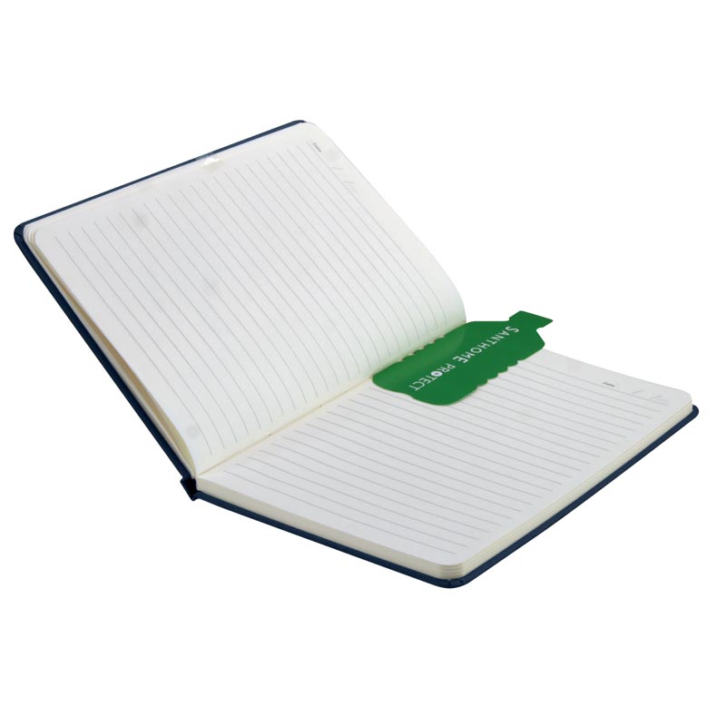 ORSHA - SANTHOME A5 rPET & FSC Certified Notebook - Navy Blue (Anti-Microbial)