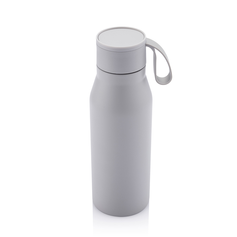 NEBRA - CHANGE Collection Vacuum Bottle with Silicon Strap - Grey