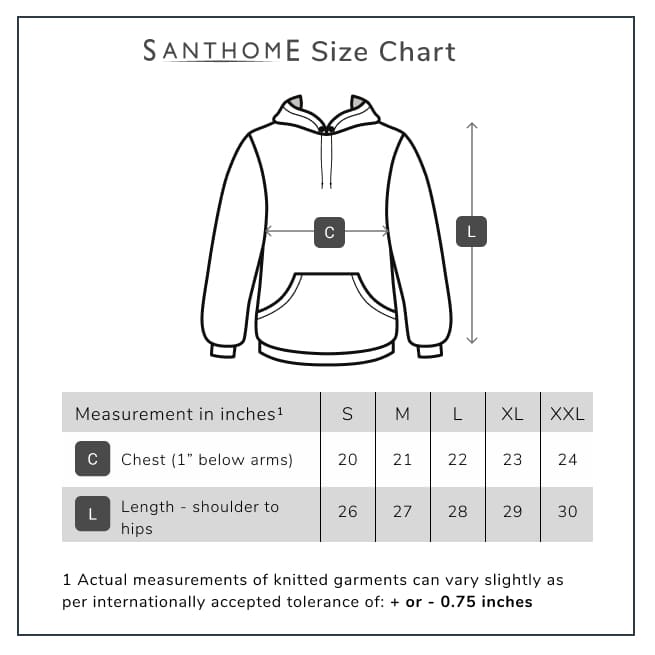 ARTIK - SANTHOME Hoodie with Zipper