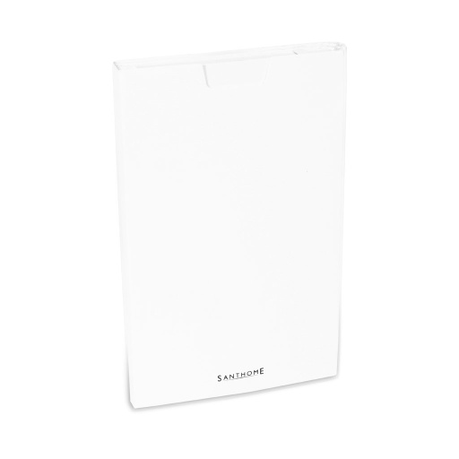 BUKH - SANTHOME A5 Hardcover Ruled Notebook White